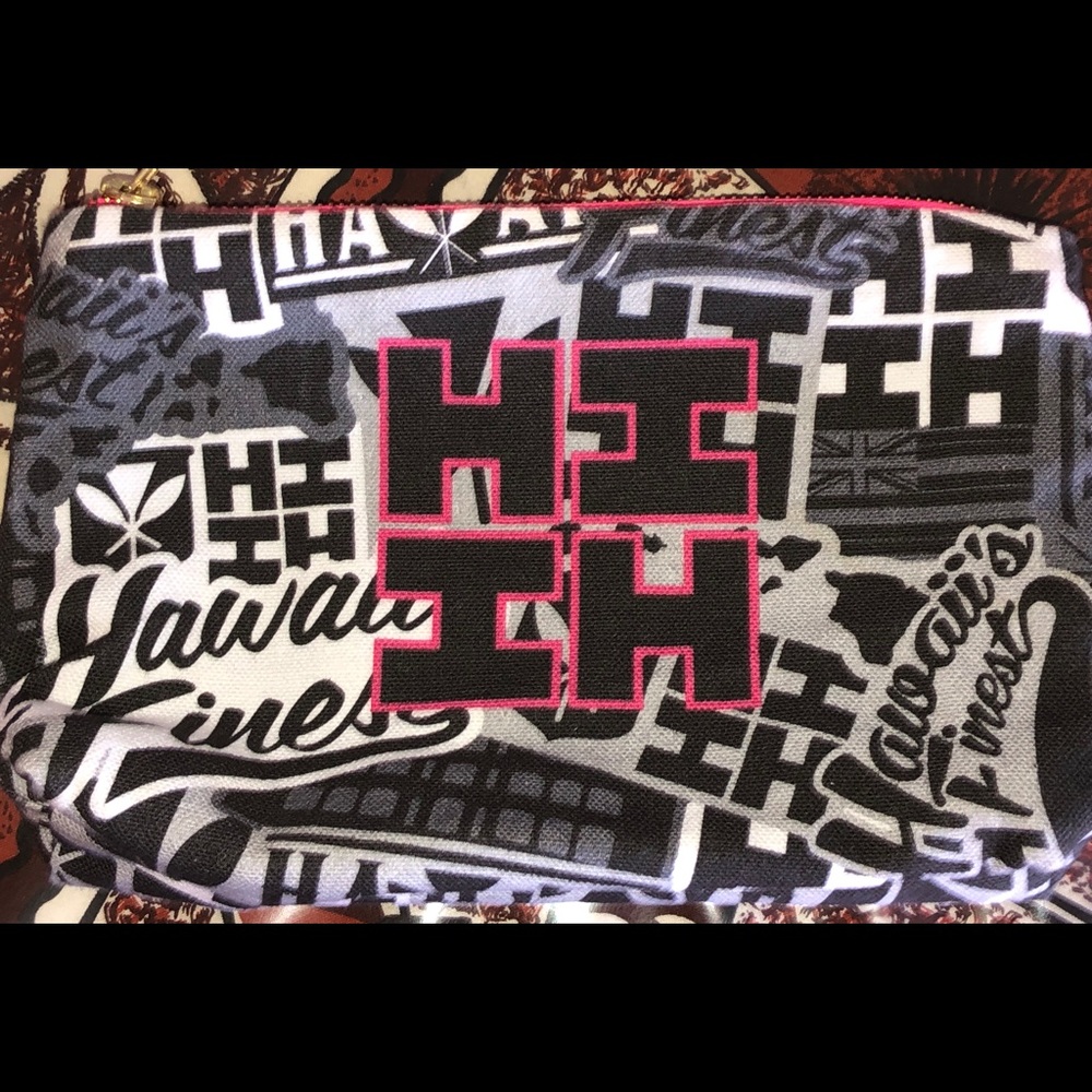 Brand New Hawaii’s Finest Clutch/ Makeup Bag
